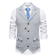 Marcus | Classic Herringbone Tailored Vest