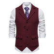 Marcus | Classic Herringbone Tailored Vest
