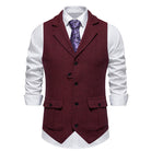 Marcus | Classic Herringbone Tailored Vest