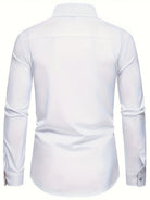 Marcus | Stylish Contrast Trim Slim-Fit Shirt - Valereo