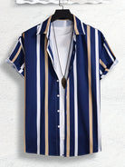 Marcus | Stylish Vertical Striped Shirt - Valereo