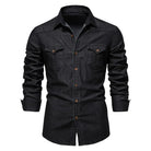 Mason | Casual Denim Button-Up Shirt - Valereo