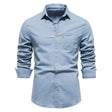 Mason | Casual Denim Button-Up Shirt - Valereo