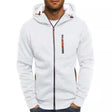 Mason | Casual Full-Zip Contrast Hoodie - Valereo