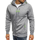 Mason | Casual Full-Zip Contrast Hoodie - Valereo