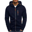 Mason | Casual Full-Zip Contrast Hoodie - Valereo