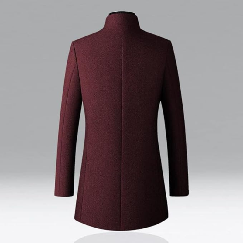 Mason | Elegant Wool Trench Coat - Valereo