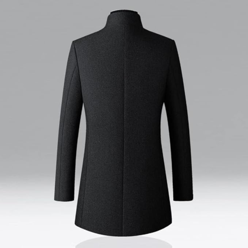 Mason | Elegant Wool Trench Coat - Valereo