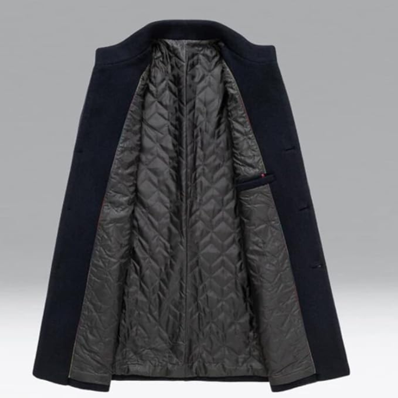 Mason | Elegant Wool Trench Coat - Valereo