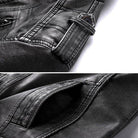 Mason | Modern Leather Biker Jacket - Valereo