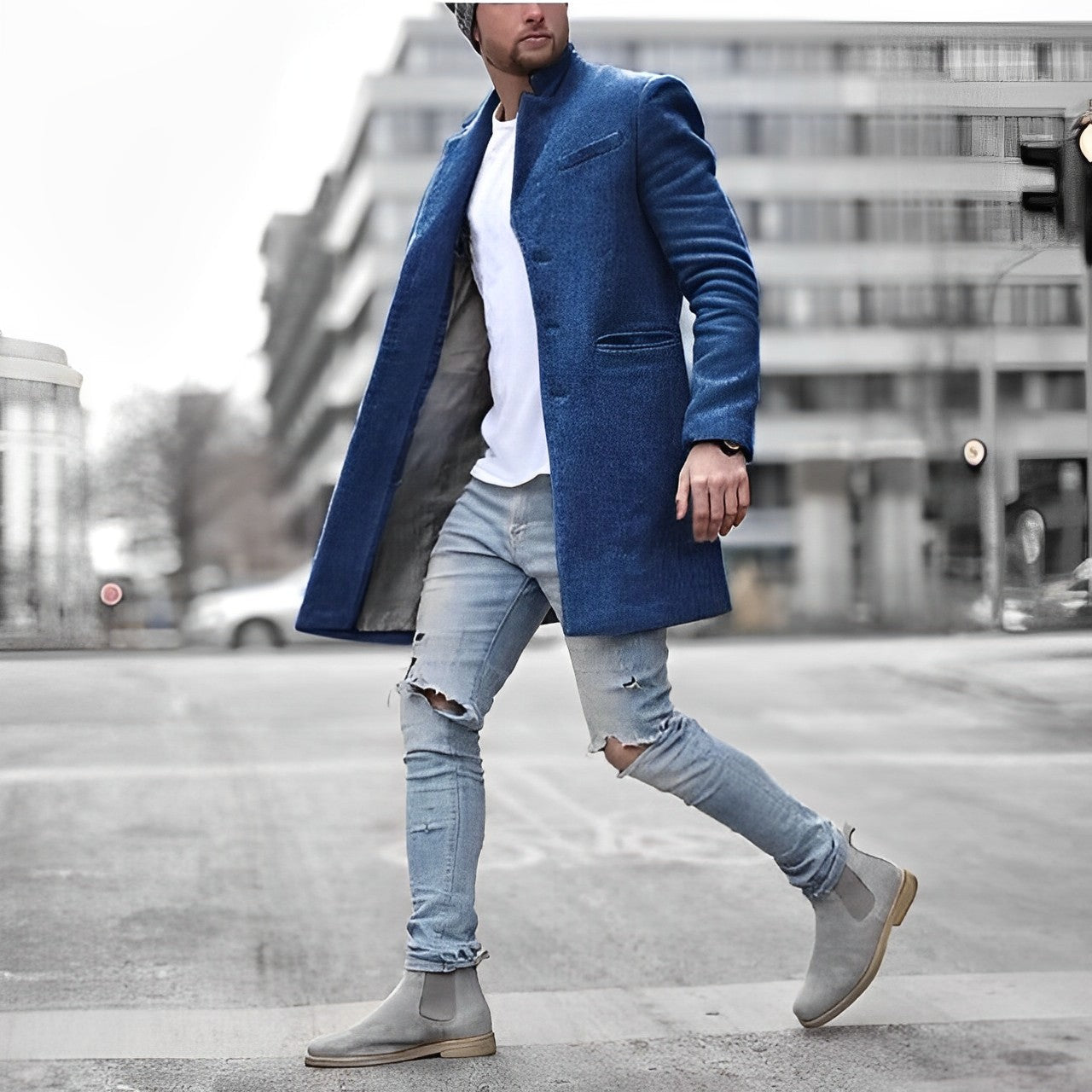 Mason | Refined Wool Long Coat - Valereo