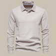 Mason | Relaxed Piqué Long-Sleeve Polo - Valereo
