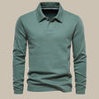Mason | Relaxed Piqué Long-Sleeve Polo - Valereo