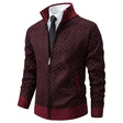 Mason | Stylish Diamond Knit Cardigan - Valereo