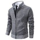 Mason | Stylish Diamond Knit Cardigan - Valereo