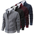 Mason | Stylish Diamond Knit Cardigan - Valereo