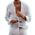 Matthew | Breathable Linen Button-Up Shirt - Valereo