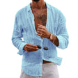 Matthew | Breathable Linen Button-Up Shirt - Valereo