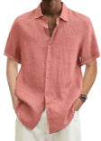 Matthew | Breathable Linen Short-Sleeve Shirt - Valereo