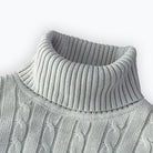Matthew | Classic Cable Knit Turtleneck Sweater - Valereo
