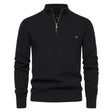 Matthew | Classic Quarter-Zip Ribbed Sweater - Valereo