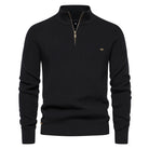 Matthew | Classic Quarter-Zip Ribbed Sweater - Valereo