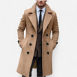 Matthew | Elegant Double-Breasted Wool Trench Coat - Valereo
