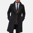 Matthew | Elegant Double-Breasted Wool Trench Coat - Valereo