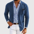 Matthew | Refined Knit Notched-Lapel Blazer - Valereo