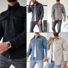 Michael | Casual Chest Pocket Shirt Jacket - Valereo
