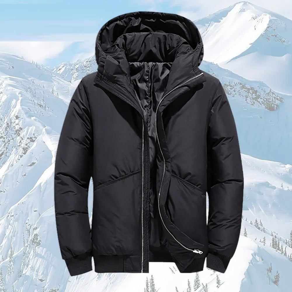 Michael | Cozy Hooded Puffer Jacket - Valereo