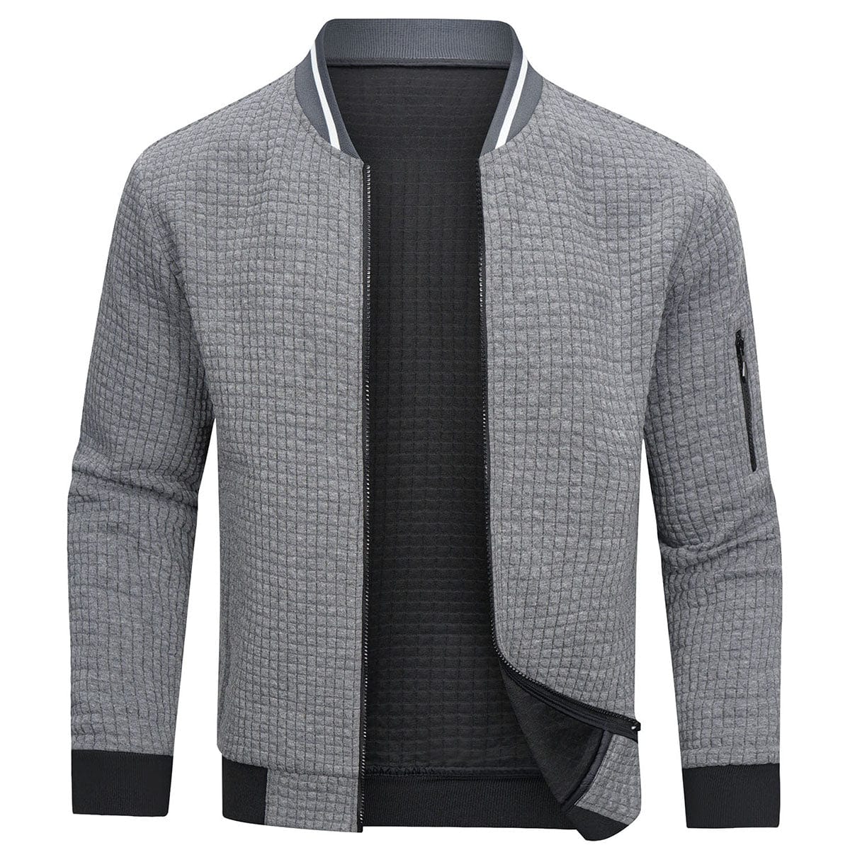 Michael | Modern Quilted Bomber Jacket - Valereo