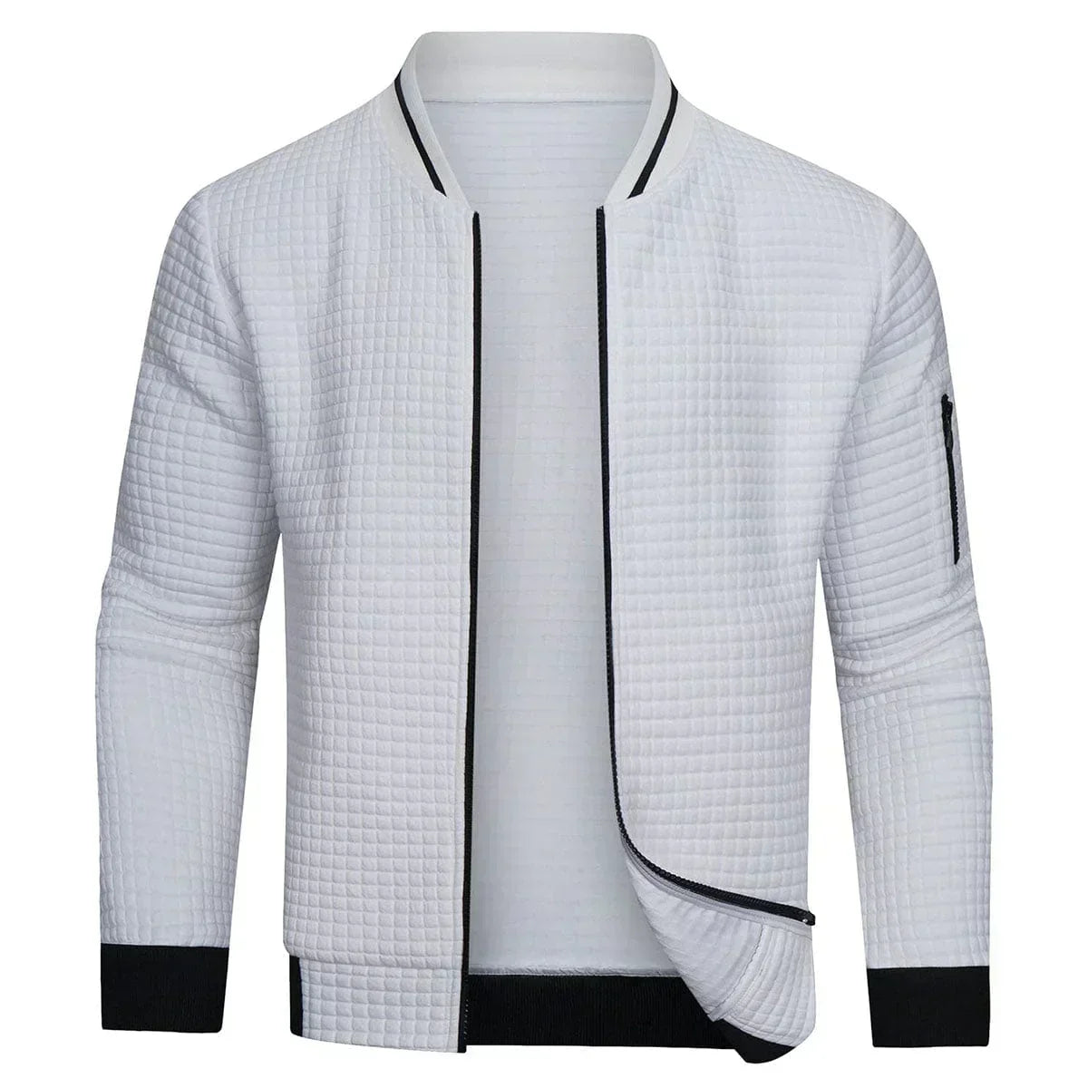 Michael | Modern Quilted Bomber Jacket - Valereo