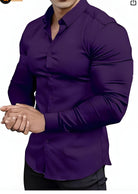 Michael | Modern Slim-Fit Button-Up Shirt - Valereo