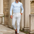 Michael | Modern Slim-Fit Button-Up Shirt - Valereo