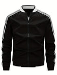 Michael | Modern Striped Track Jacket - Valereo