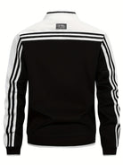 Michael | Modern Striped Track Jacket - Valereo