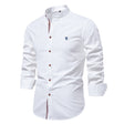 Michael | Refined Mandarin Collar Shirt - Valereo