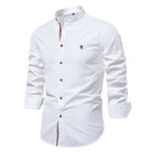 Michael | Refined Mandarin Collar Shirt - Valereo