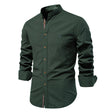 Michael | Refined Mandarin Collar Shirt - Valereo