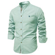 Michael | Refined Mandarin Collar Shirt - Valereo