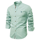 Michael | Refined Mandarin Collar Shirt - Valereo