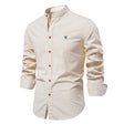 Michael | Refined Mandarin Collar Shirt - Valereo