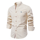 Michael | Refined Mandarin Collar Shirt - Valereo