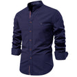 Michael | Refined Mandarin Collar Shirt - Valereo