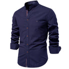 Michael | Refined Mandarin Collar Shirt - Valereo