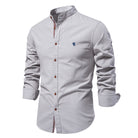 Michael | Refined Mandarin Collar Shirt - Valereo