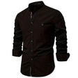 Michael | Refined Mandarin Collar Shirt - Valereo