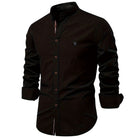 Michael | Refined Mandarin Collar Shirt - Valereo