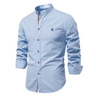 Michael | Refined Mandarin Collar Shirt - Valereo